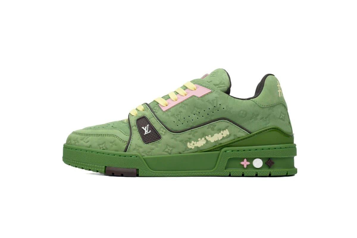 Louis Vuitton LV Trainer Monogram Red — 36-47(留言备注尺码) · 圆头泰勒绿 · Budget
