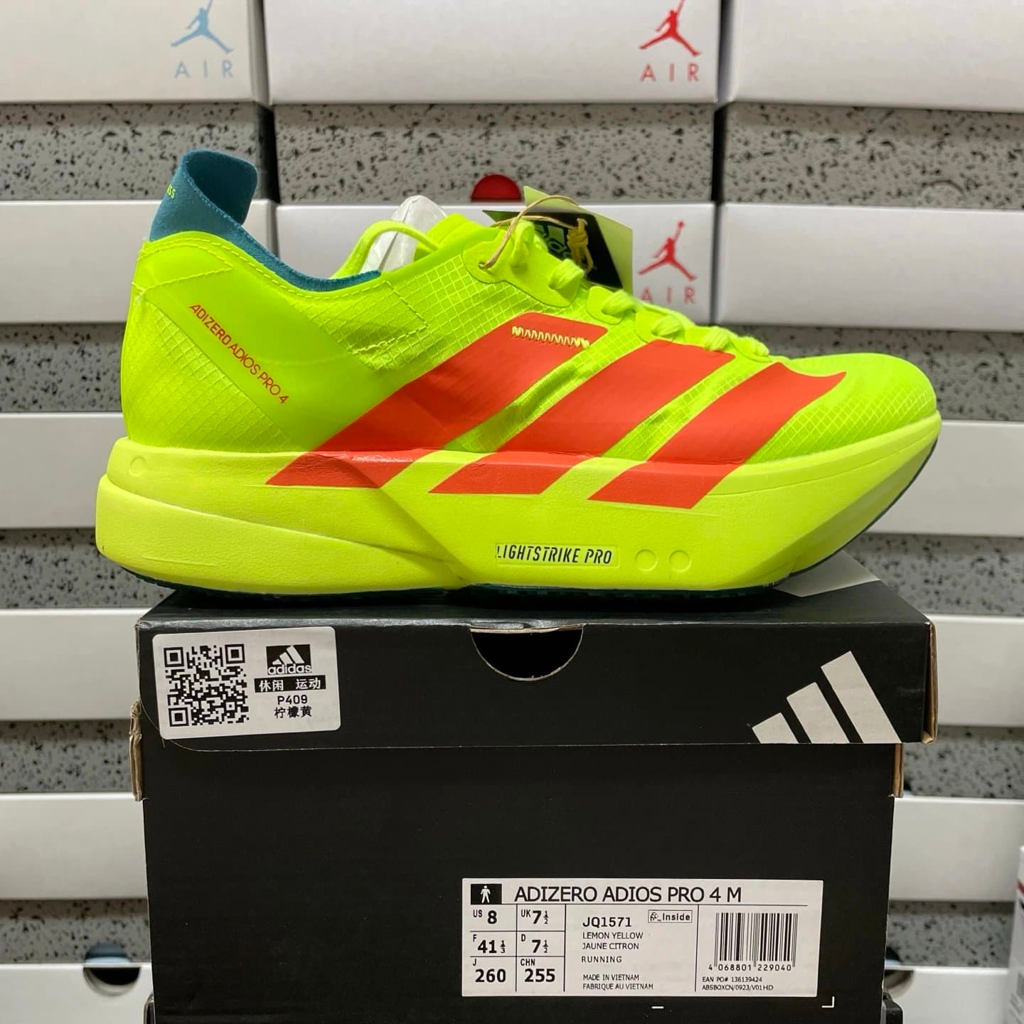Adidas Adizero Adios Pro 4 Metallic Silver — JQ1571