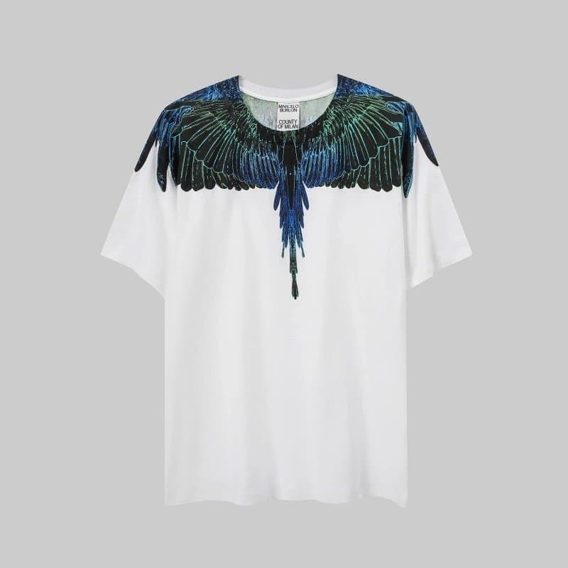 Balenciaga Wings T-Shirt Multicolor Wings Print