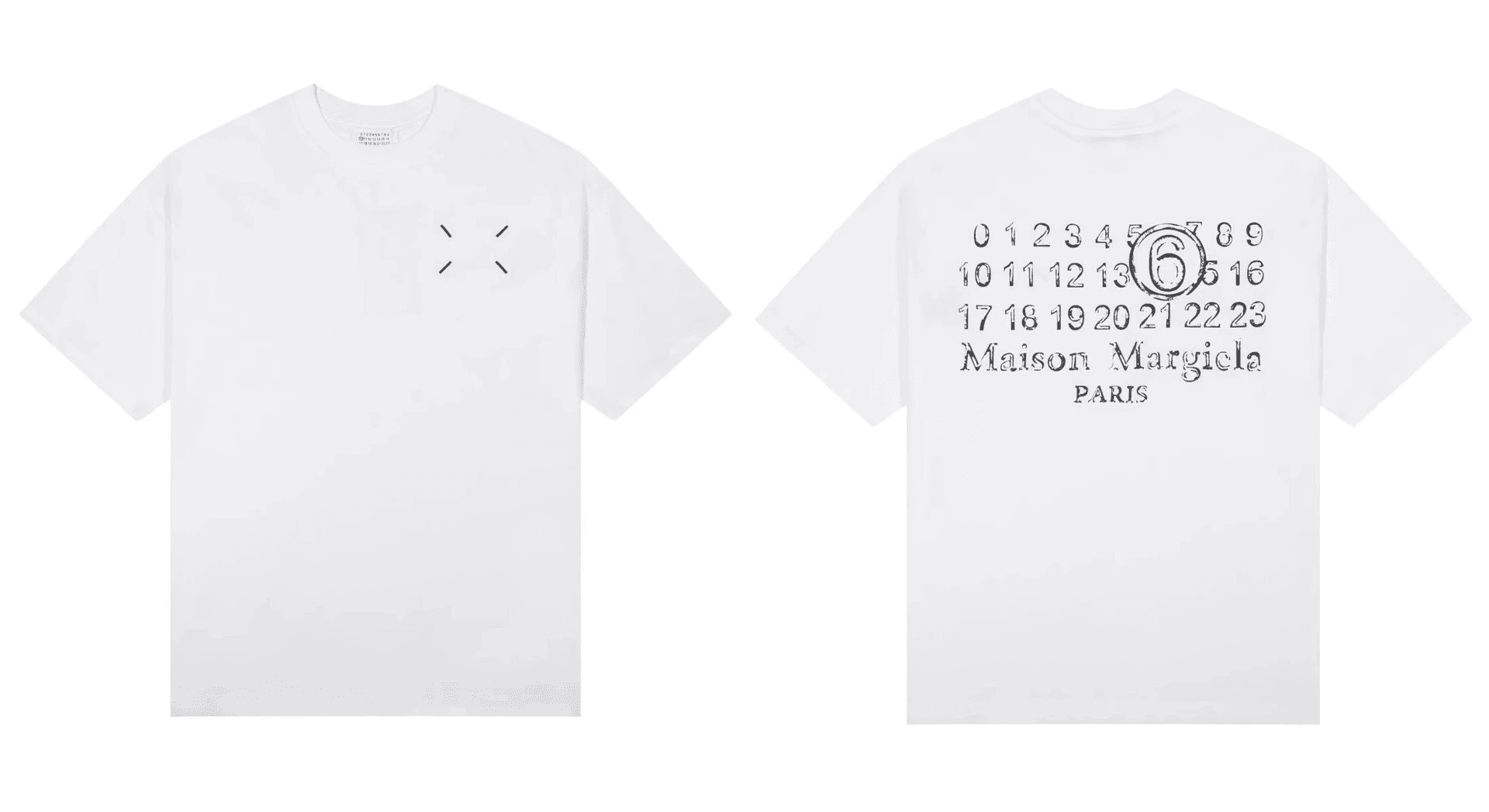 Maison Margiela T-Shirt Number Print