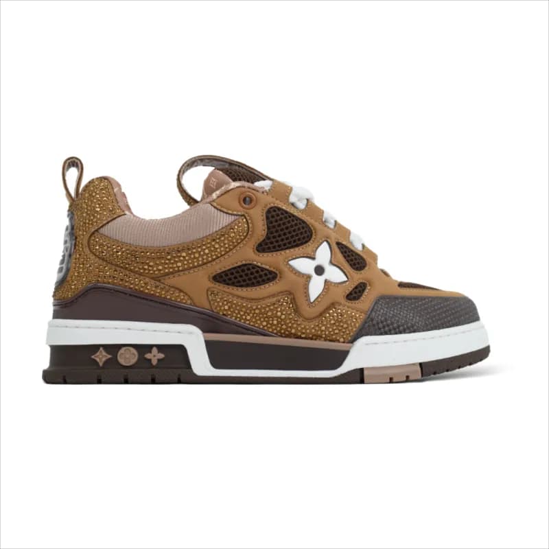 Louis Vuitton LV Trainer Crystal-Embellished