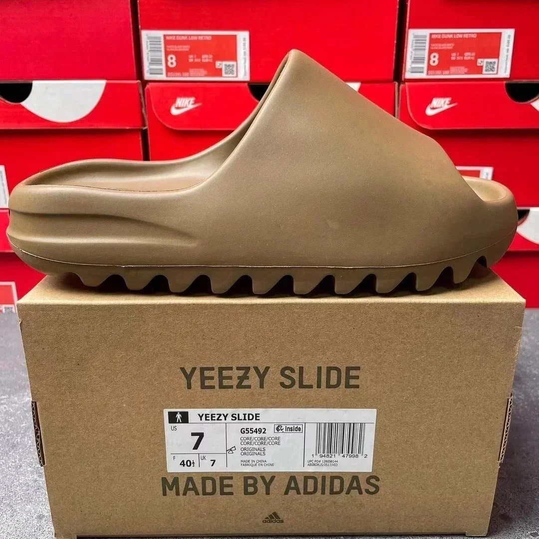 Yeezy Slide Granit — LW版本B品拖鞋 · 椰子拖鞋浅棕 G55492