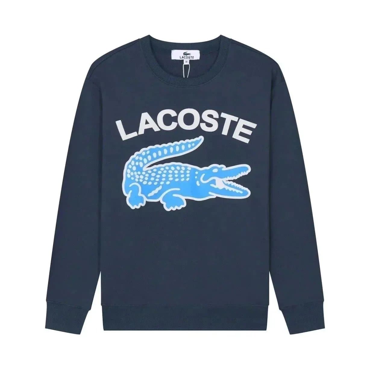 Lacoste Crewneck Sweatshirt Oval Croc Logo — LG01666