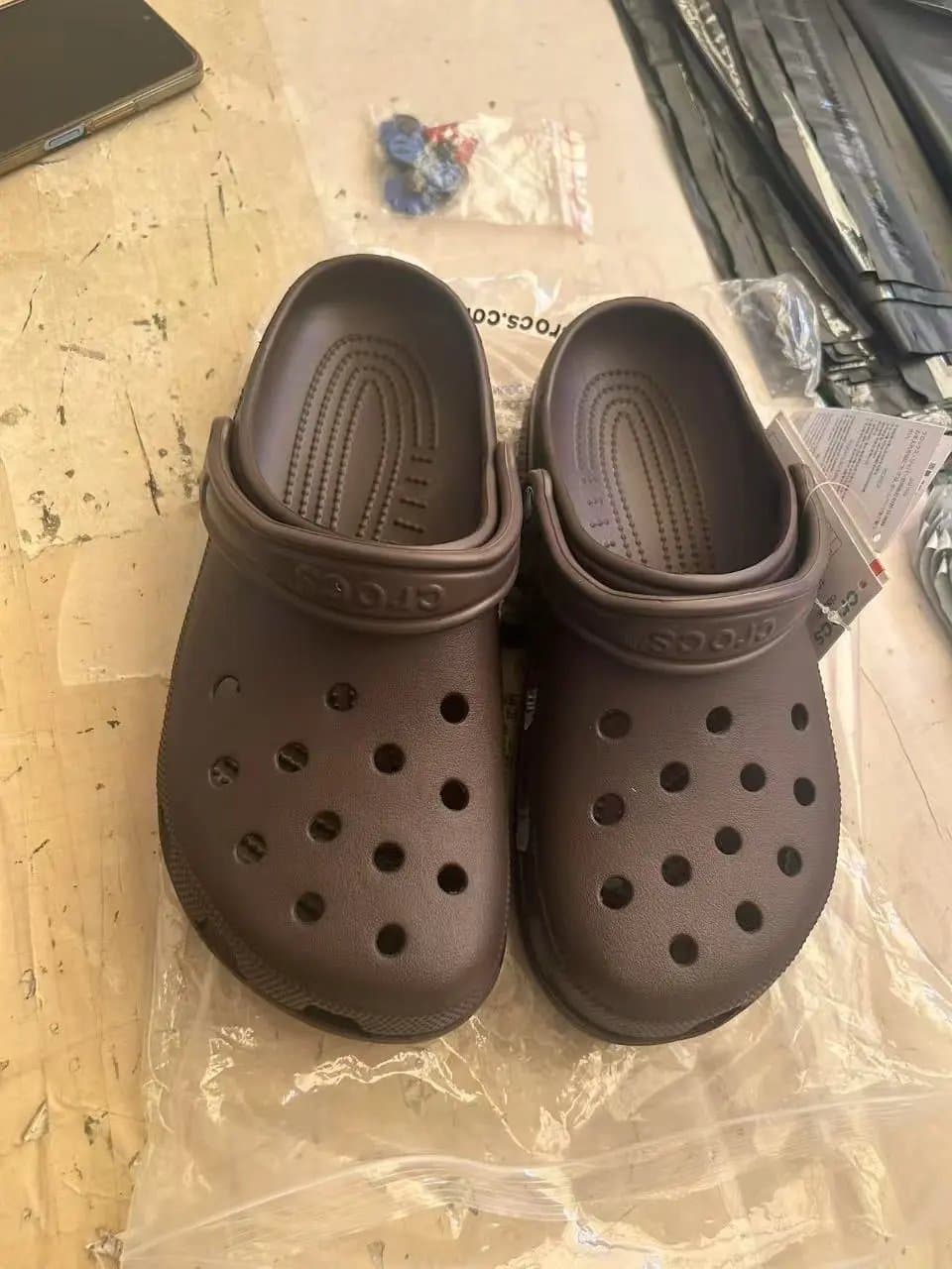 Crocs Classic Clog Mint — 咖啡