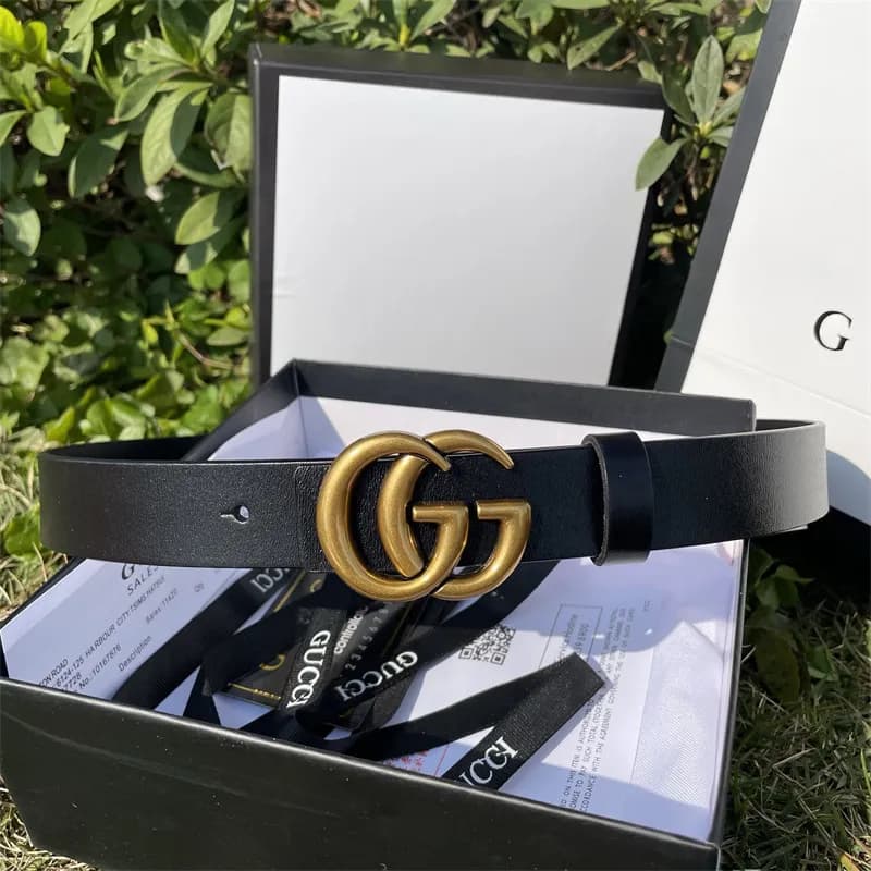 Gucci Horsebit 1955 Belt Black Leather with Gold GG Buckle
