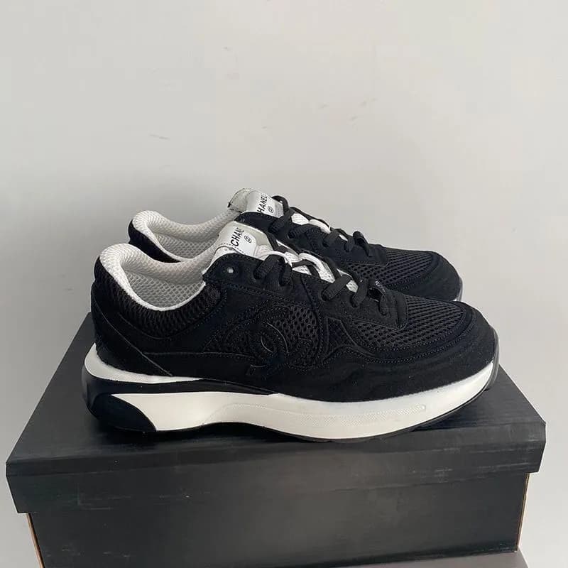 Chanel Sneaker Black and White