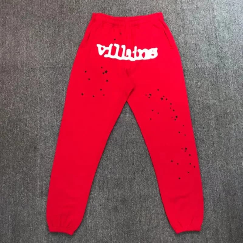 Travis Scott Joggers Pink Logo with Stars — 72