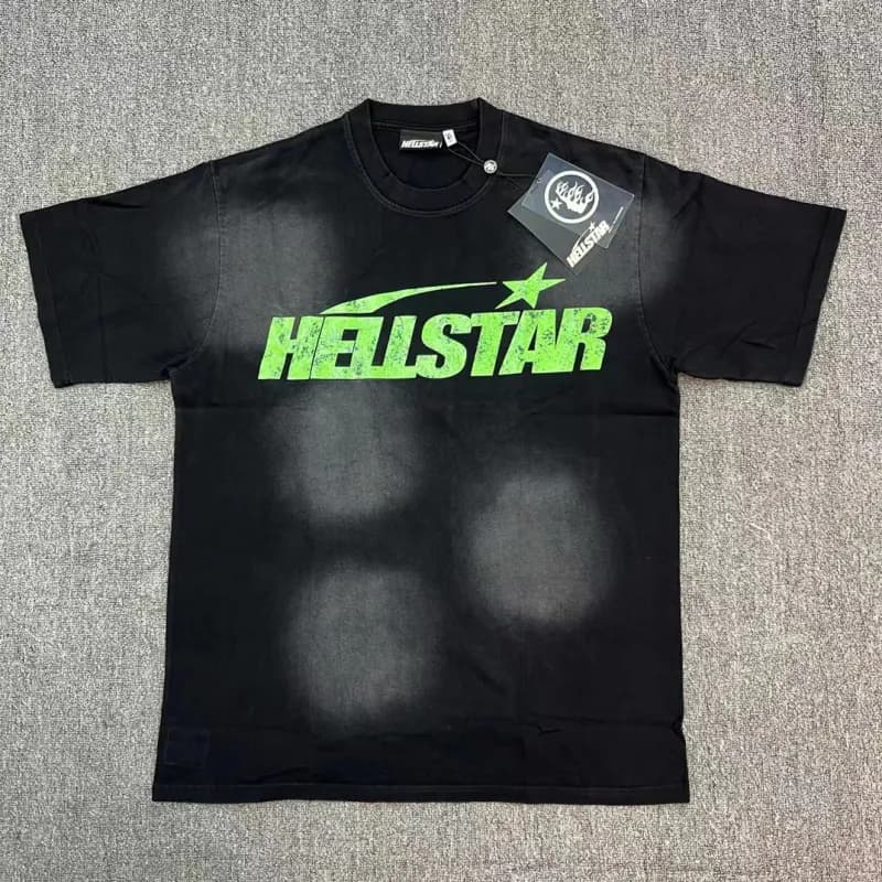 Hellstar Graphic Tee Alien Face Print — 97