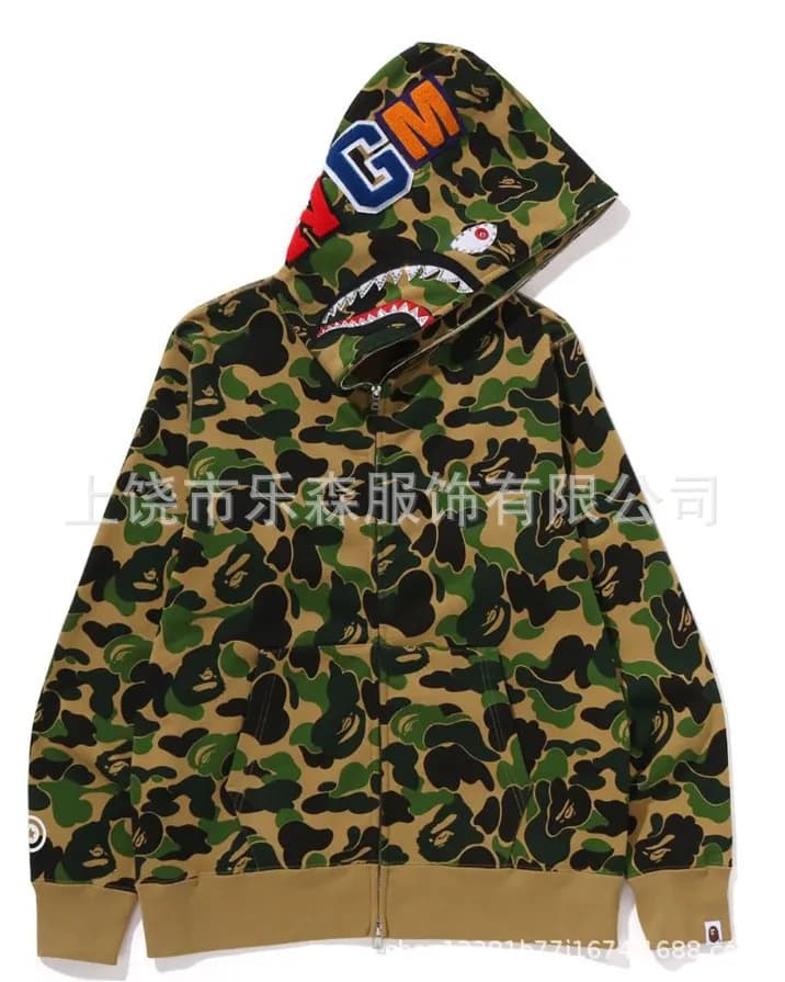 BAPE Shark Hoodie 1st Camo