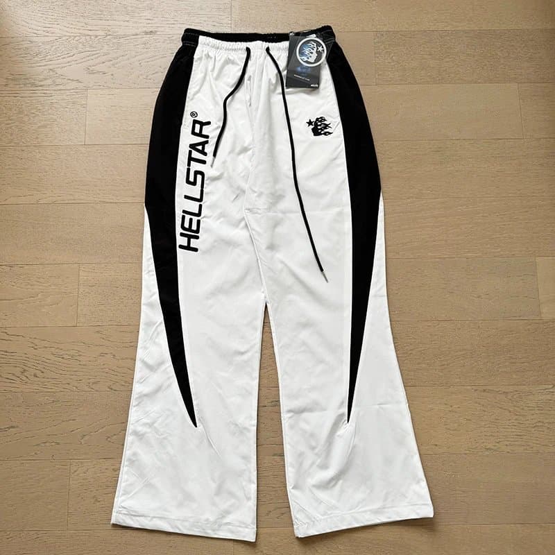 Hellstar Track Pants Flame Logo — x752白色