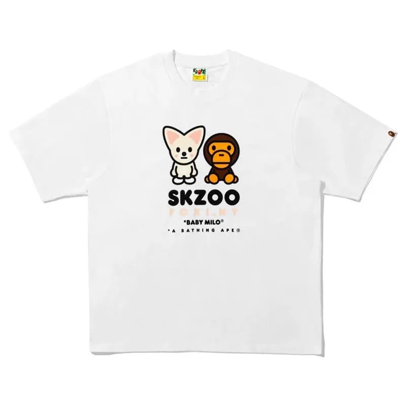 BAPE Ape Head Tee Cherry Blossom — 973白色