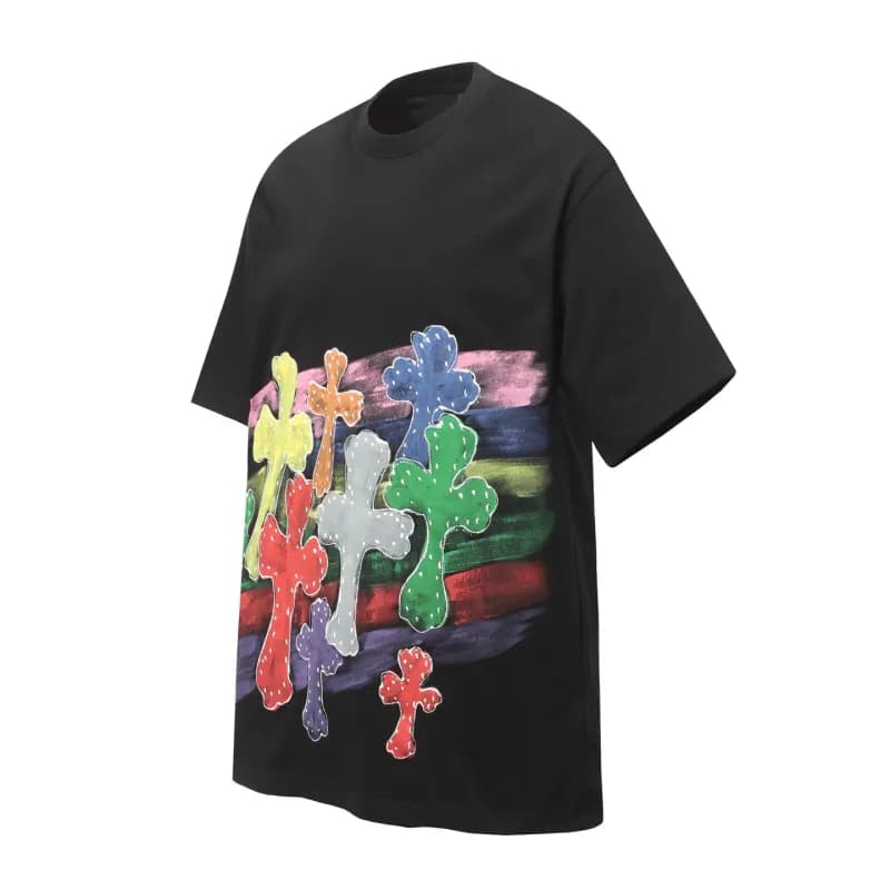 Graphic Tee Chrome Hearts Lips & Skull — 黑色2026