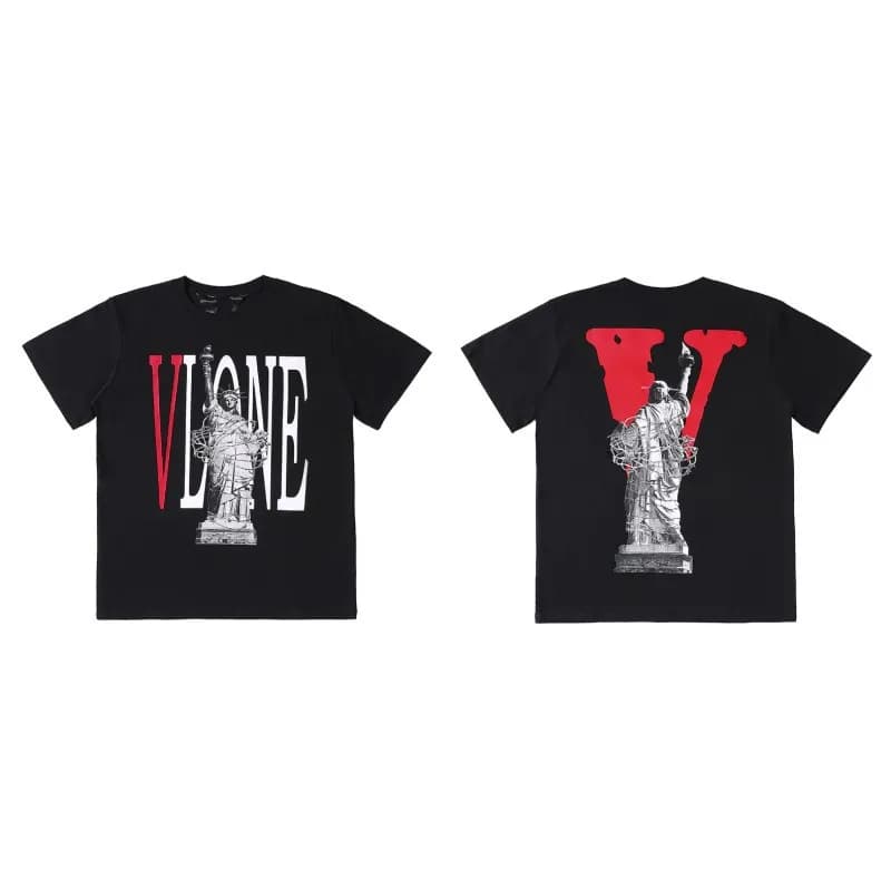 Versace × Off-White T-Shirt Good Intentions — 女神像黑色