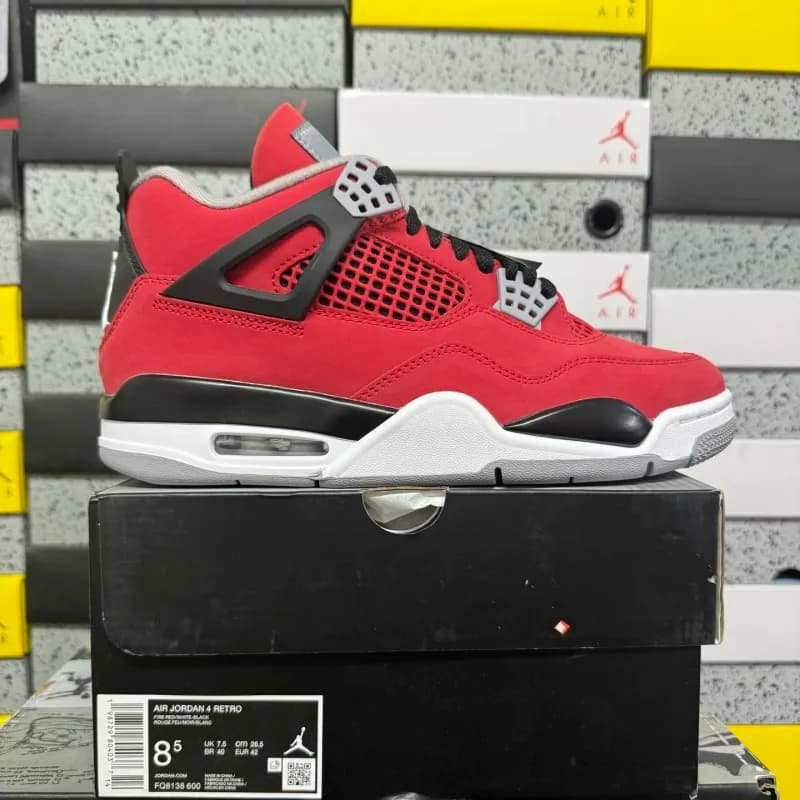 Air Jordan 4 Retro White/Red-Black — 红白 FQ8138-600