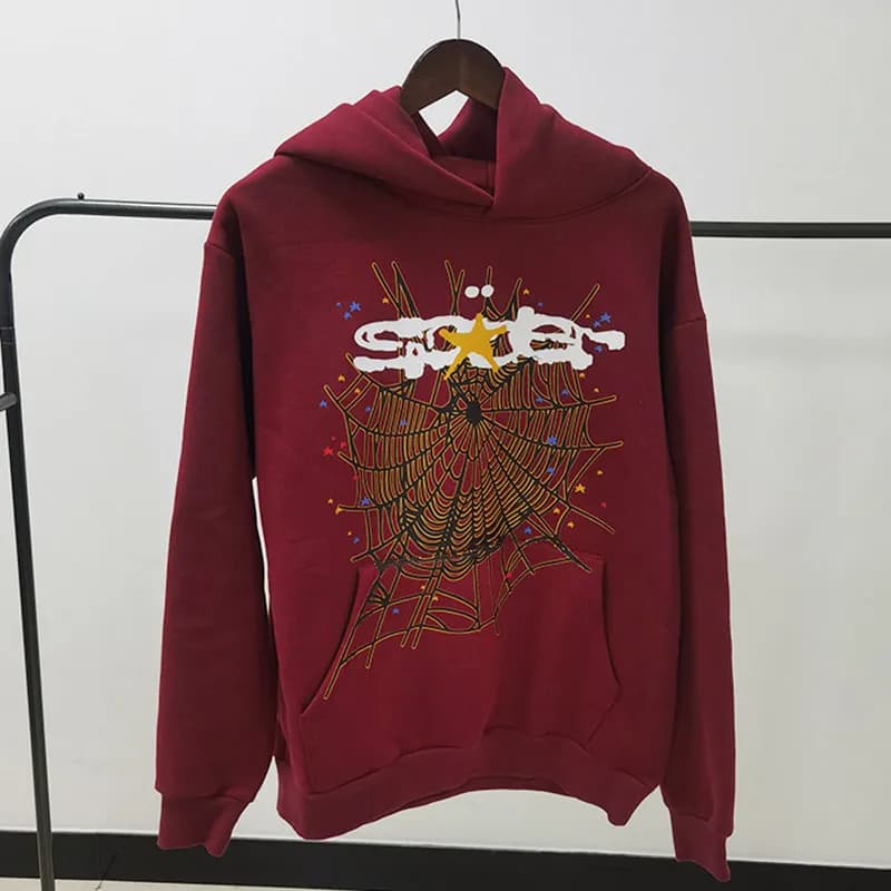 Sp5der Hoodie Spider Web Graphic
