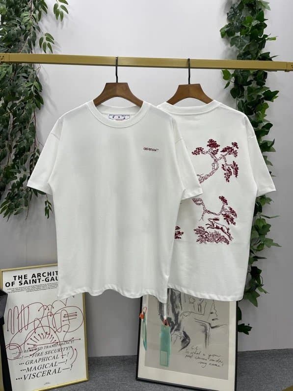 Off-White Graphic T-Shirt Pine Tree Print
