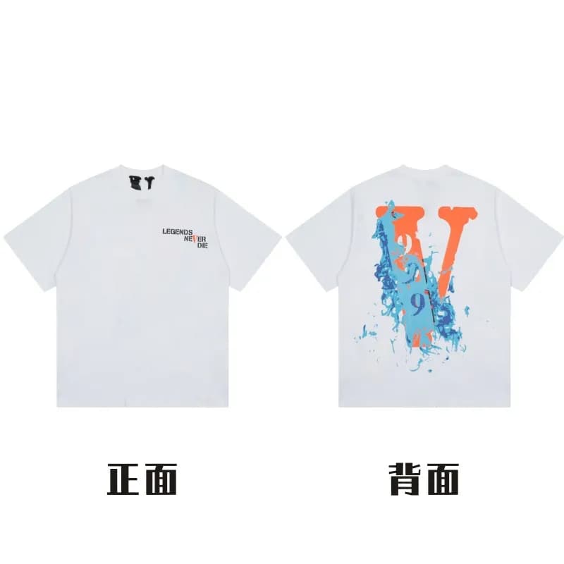 Off-White Butterfly Tee Blue Orange Butterfly — hx6187白色
