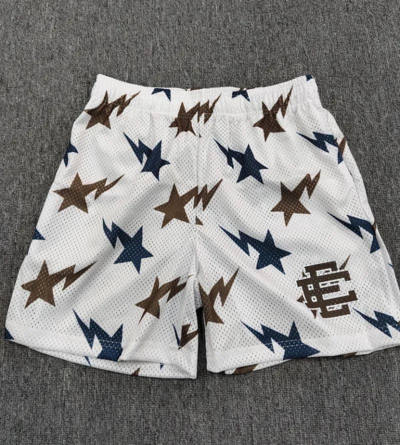 Fear of God Essentials Mesh Shorts Bandana Print — e135
