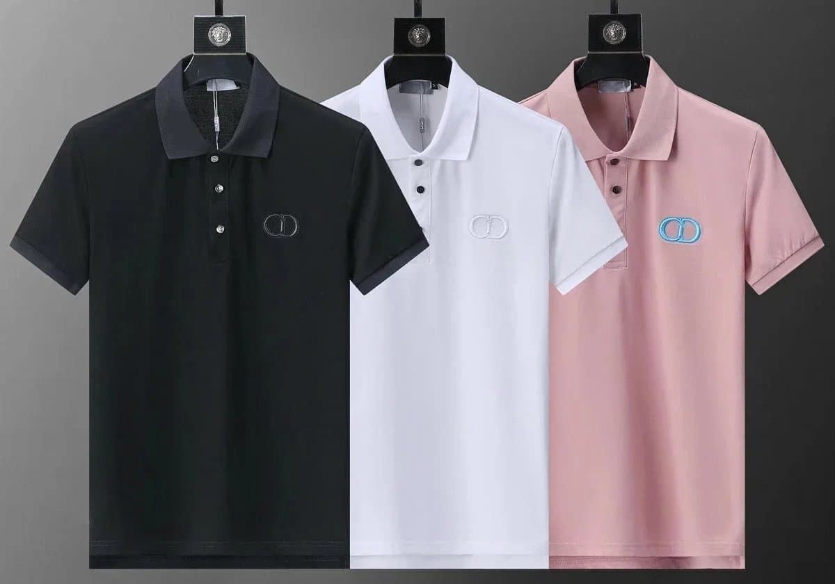 Dior Polo Shirt CD Logo Embroidered