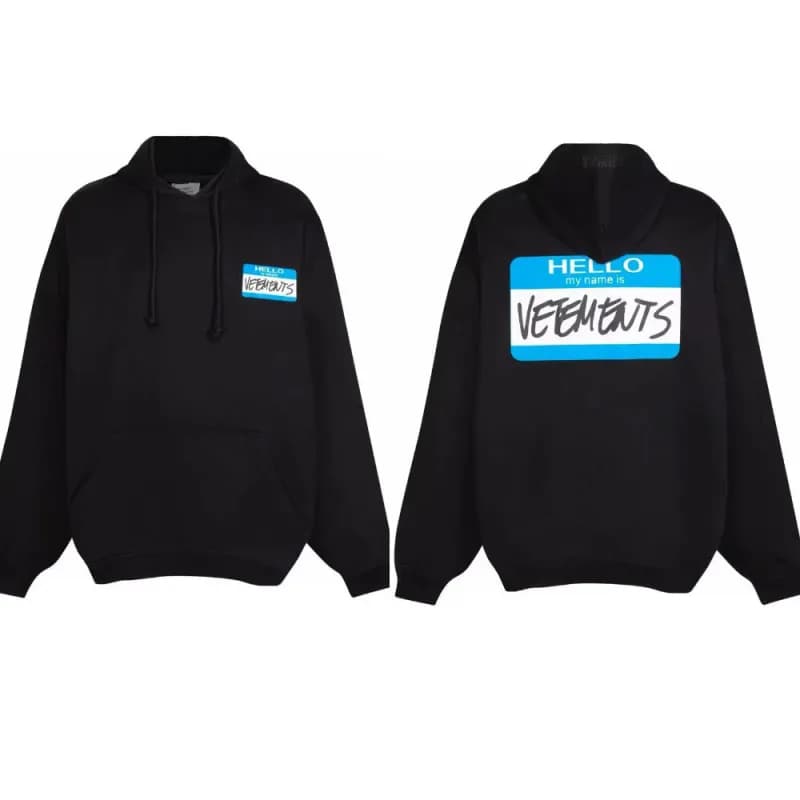Fear of God Essentials Hoodie Infinity Logo — V120 black blue