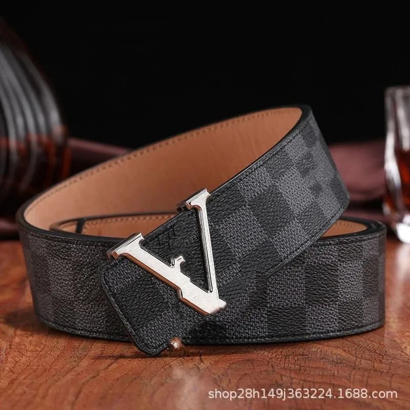 Louis Vuitton LV Belt Damier Graphite