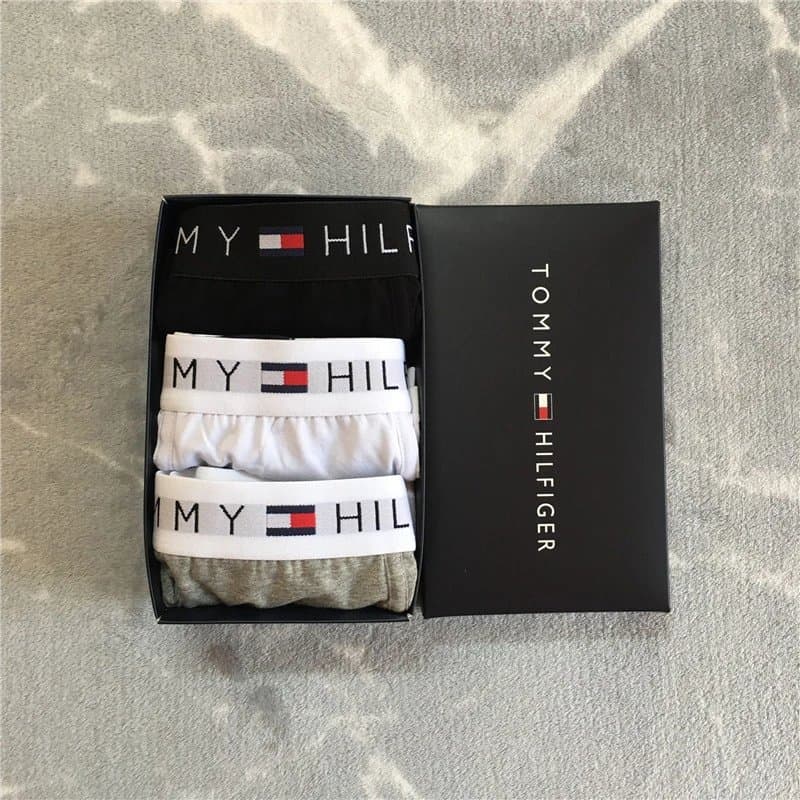 Tommy Hilfiger Boxer Briefs 3-Pack Logo Waistband