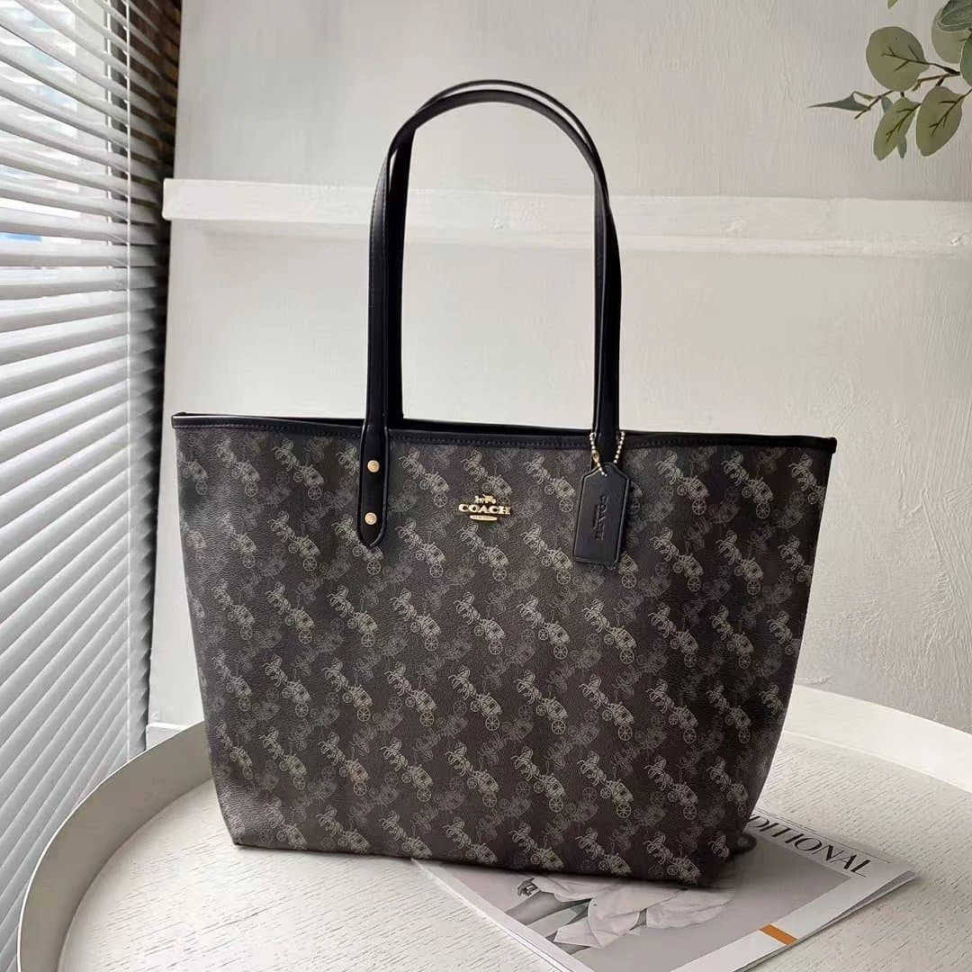 Coach Tote Bag Signature Print