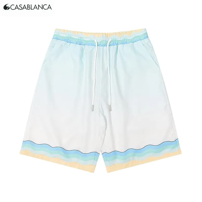 Striped Shorts Multicolor Vertical Stripe — K19 Figure
