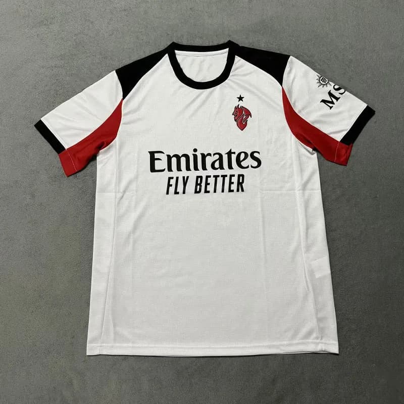 Adidas Home Jersey Pink Stripe — 25-26AC客场