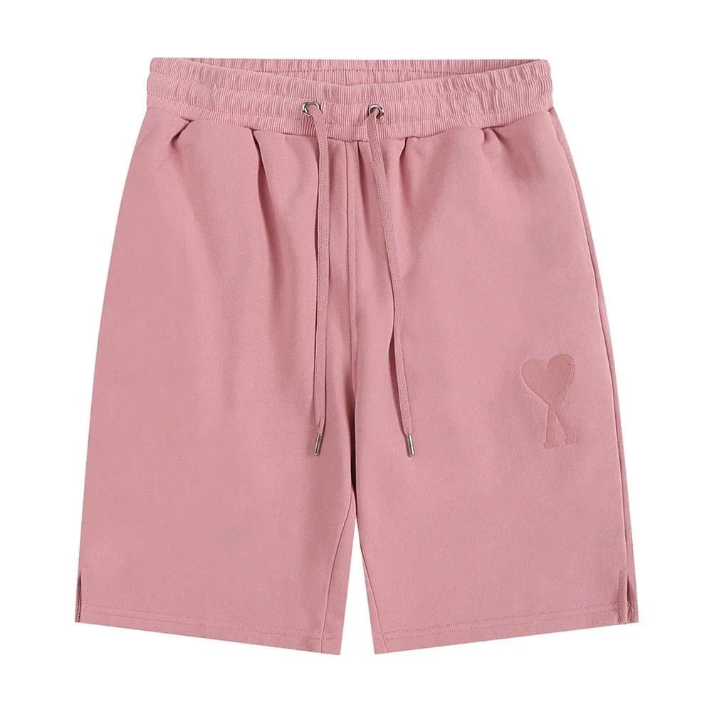Amiri Track Shorts Black — 粉色-A14#
