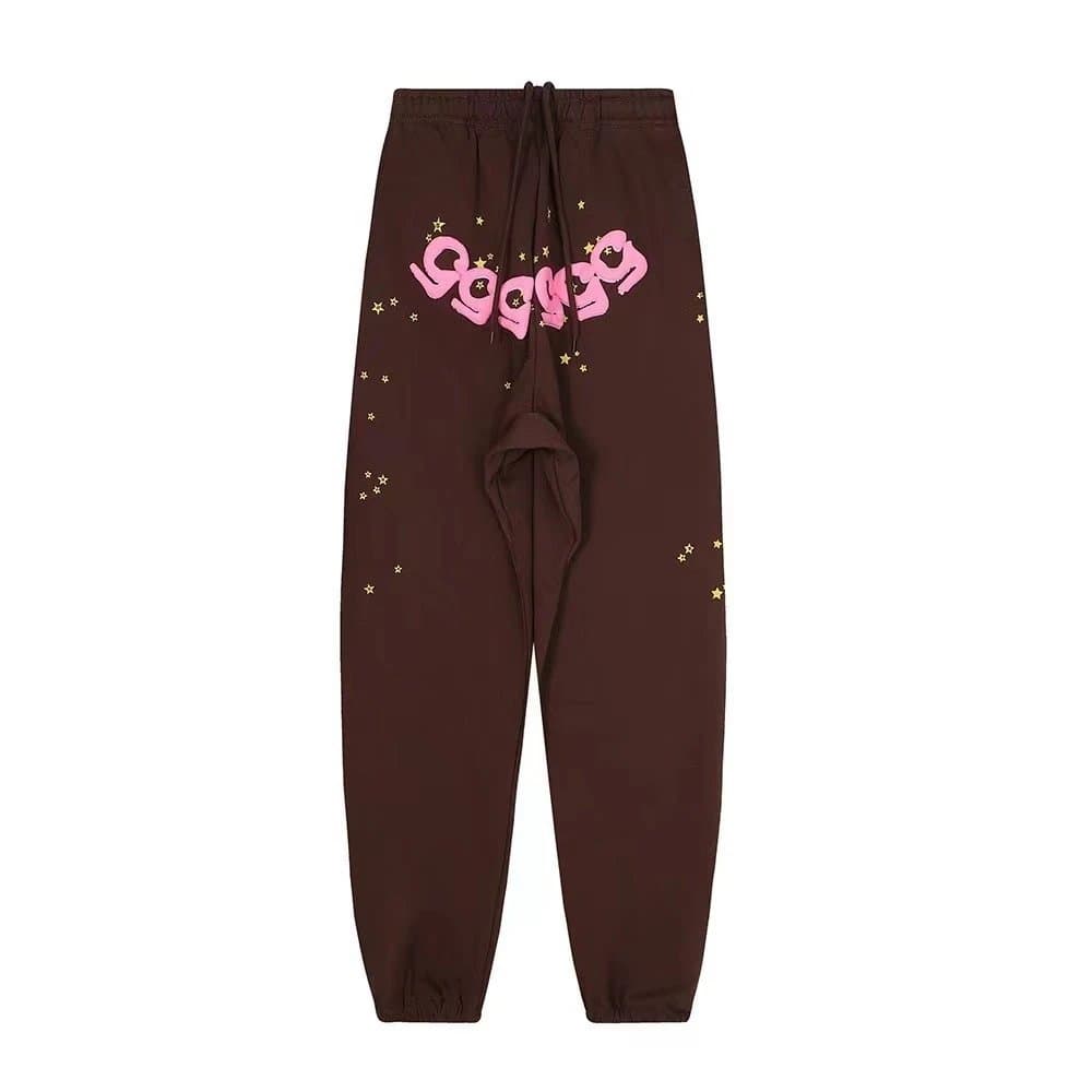 Travis Scott Joggers Pink Logo & Stars