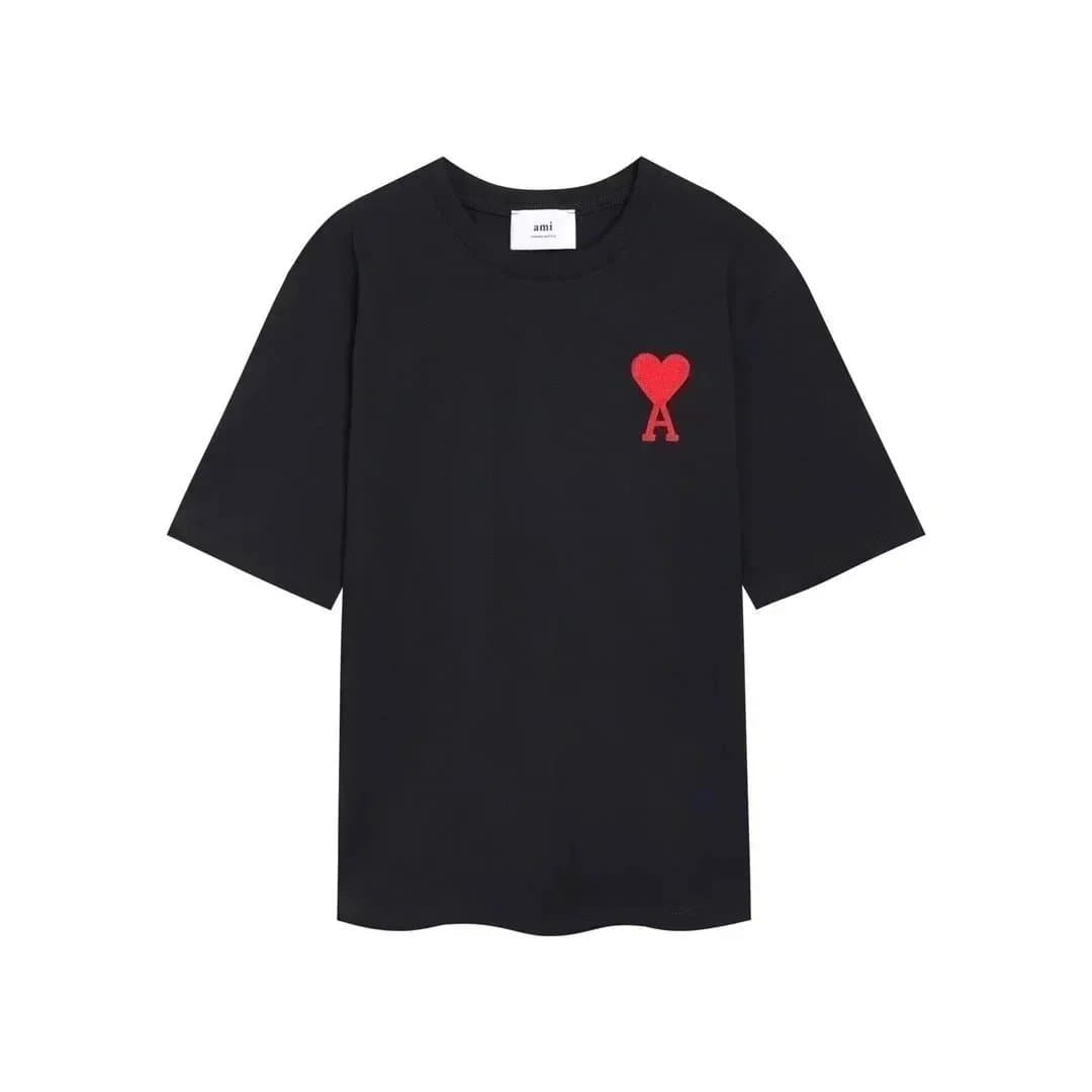 AMI Paris Classic T-Shirt Solid White — 010120002