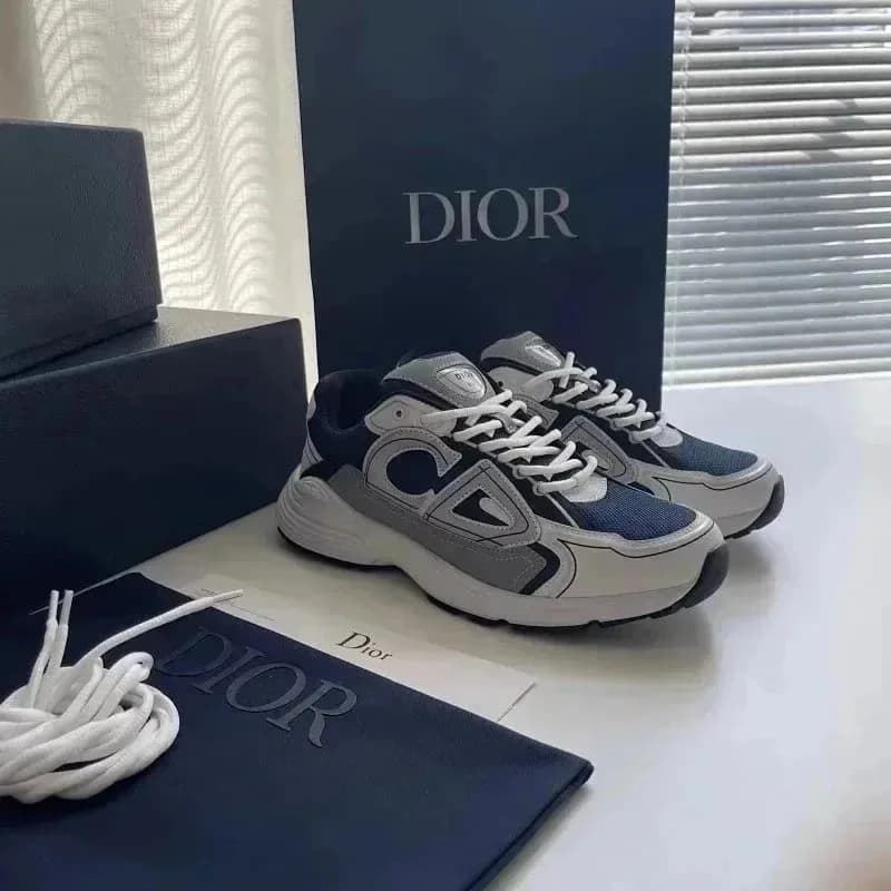 Dior B22 Sneaker Black Silver — 081202275