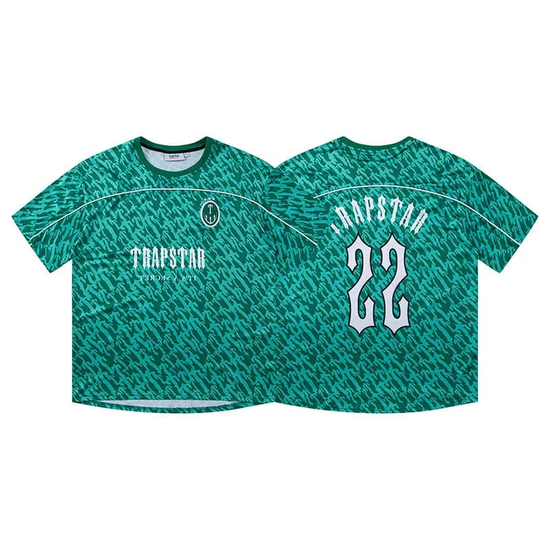Trapstar Camo Mesh Tee Gradient Camo — W610绿色