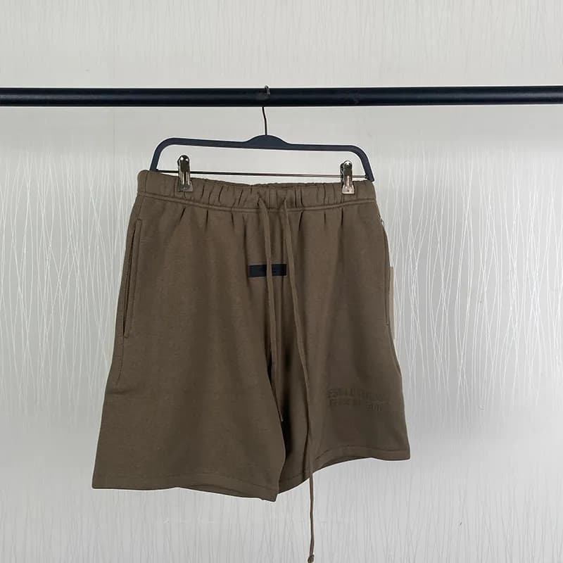 Off-White Logo Shorts Olive