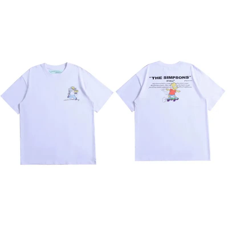 Off-White Arrow Logo T-Shirt Ice Blue Arrow — 2064 white