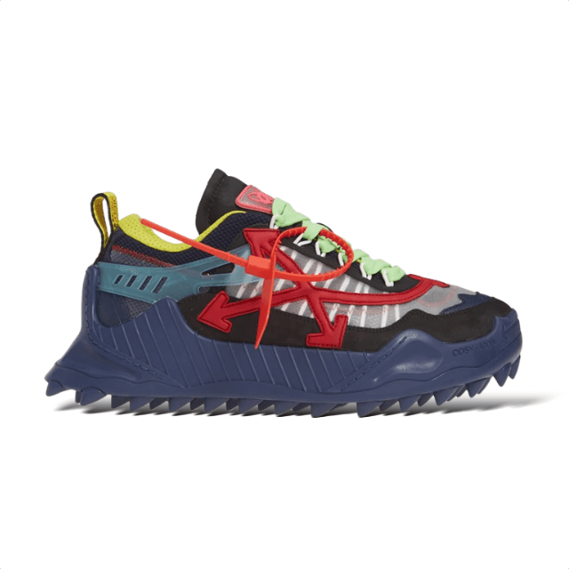 Off-White Industrial Triple White — 36-46 (Remark: Size info in message☟☟☟） · blue, black and red