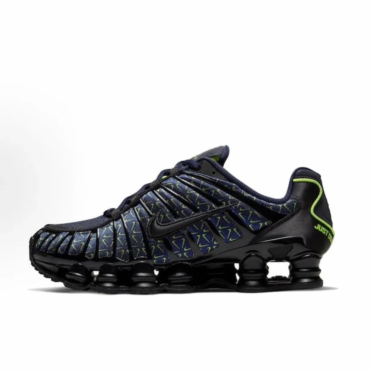 Nike Shox TL Black Red — 蓝绿