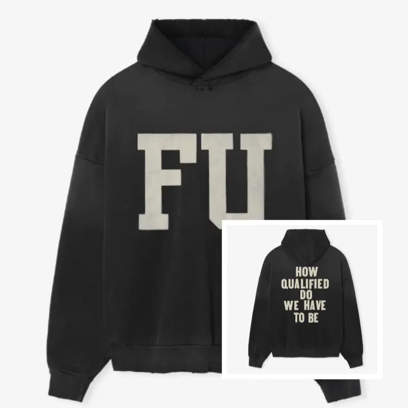 Fear of God Essentials Hooded Sweatshirt Embroidered Logo — LM898