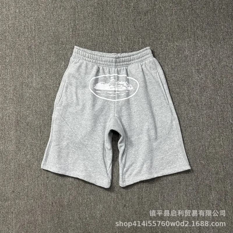 Drawstring Shorts Embroidered Logo