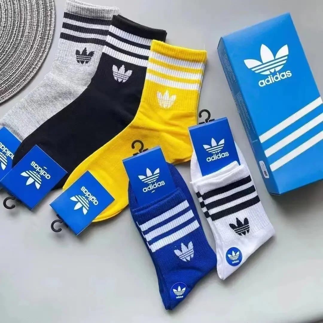 Adidas Trefoil Crew Socks Classic 3-Stripe