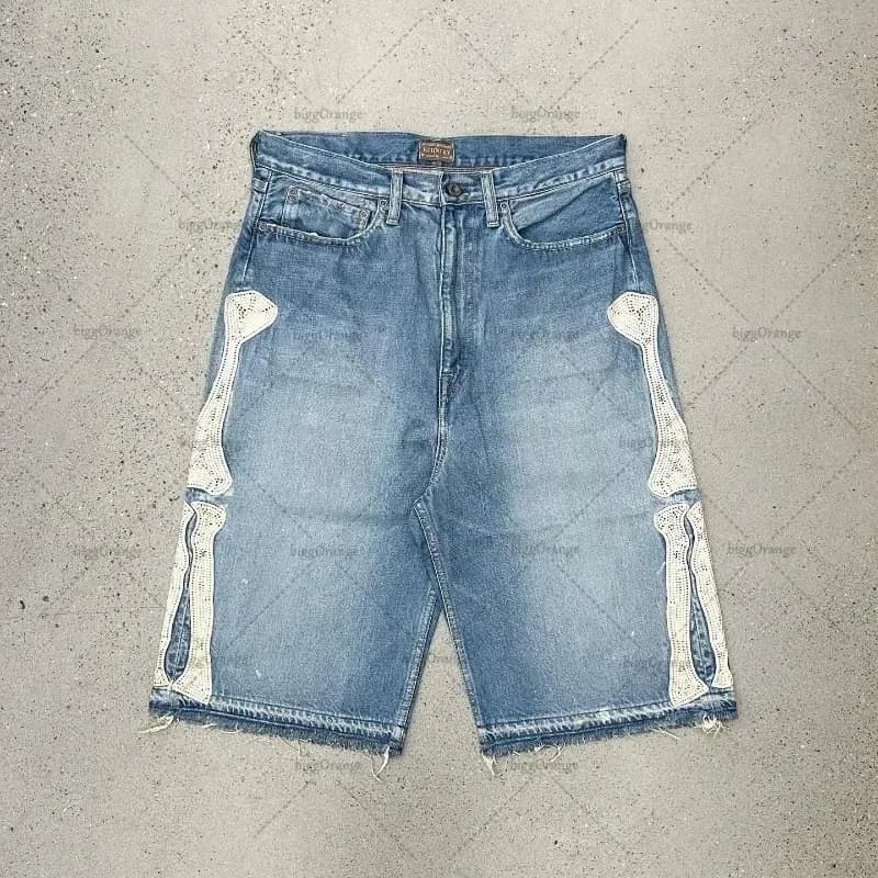 Supreme Denim Shorts Patchwork Logo — 11(现货）