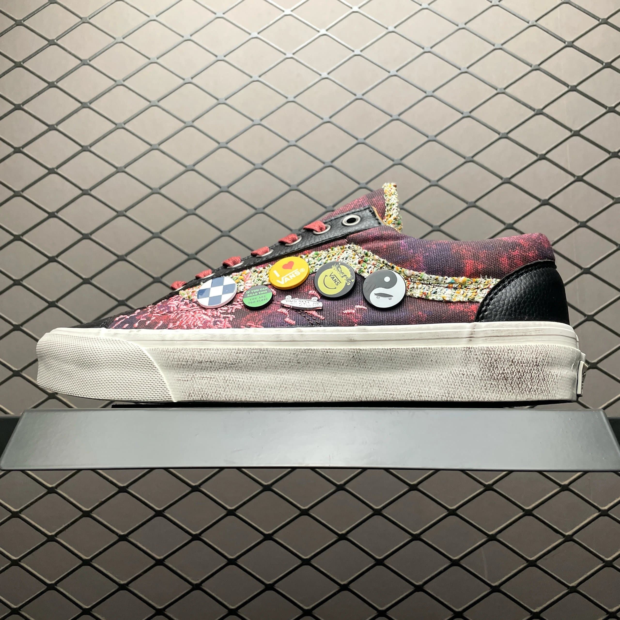 Vans Old Skool Navy/White — 小香风紫红