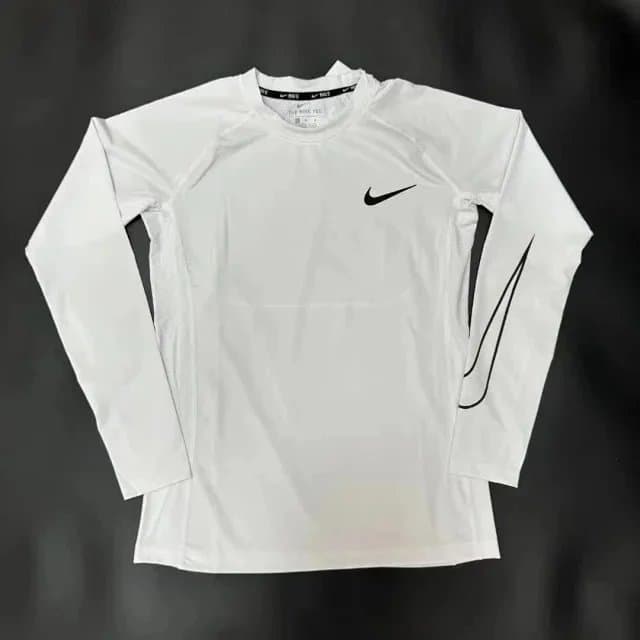 Nike Pro Top Solid White — 030