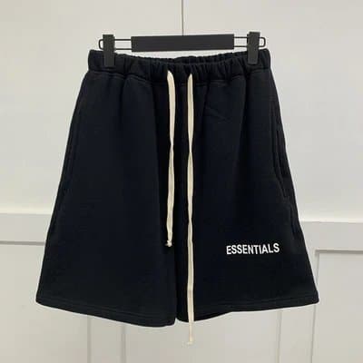 Fear of God Essentials Essentials Shorts Olive — 黑色kzm11