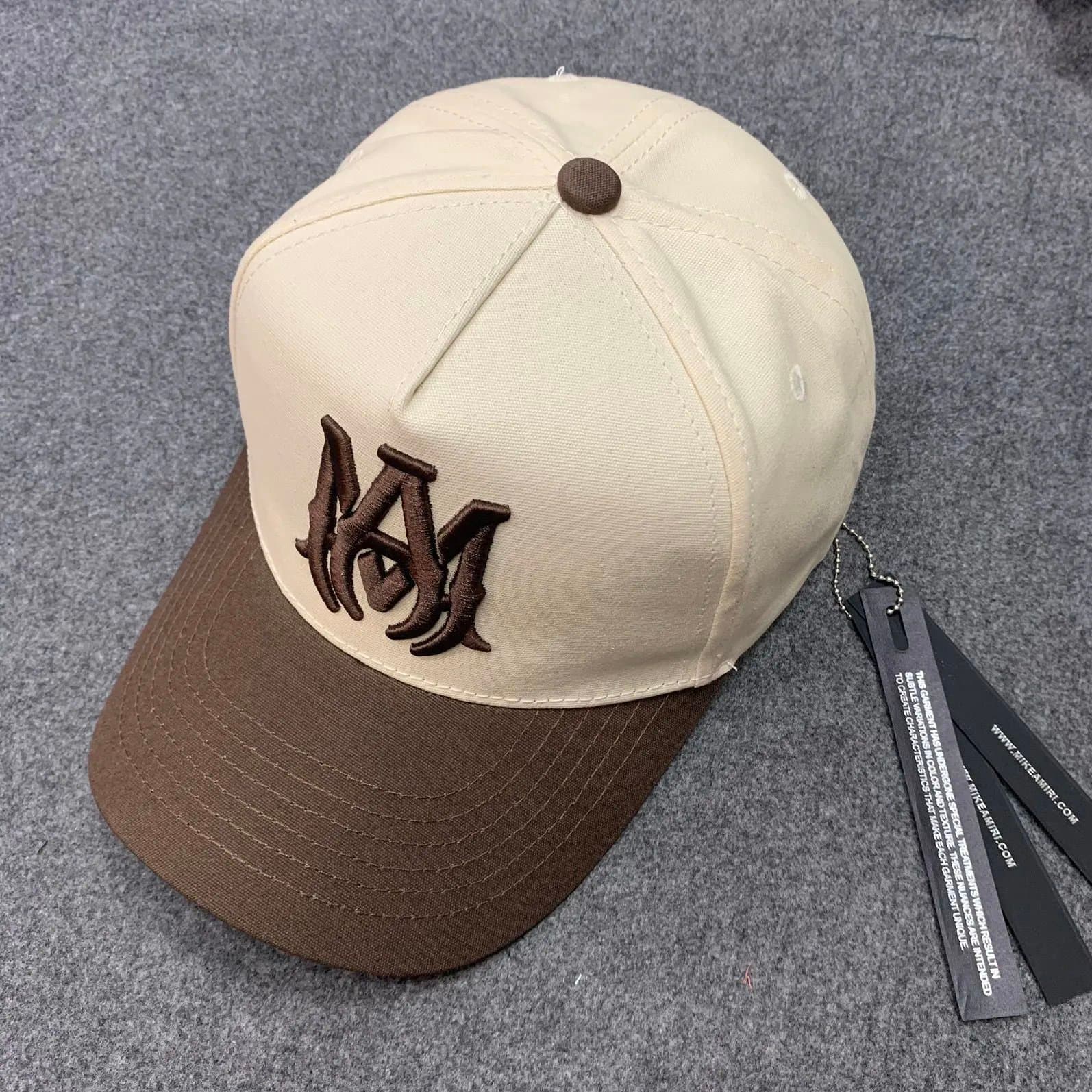 Amiri Baseball Cap MA Logo — 均码 · 22