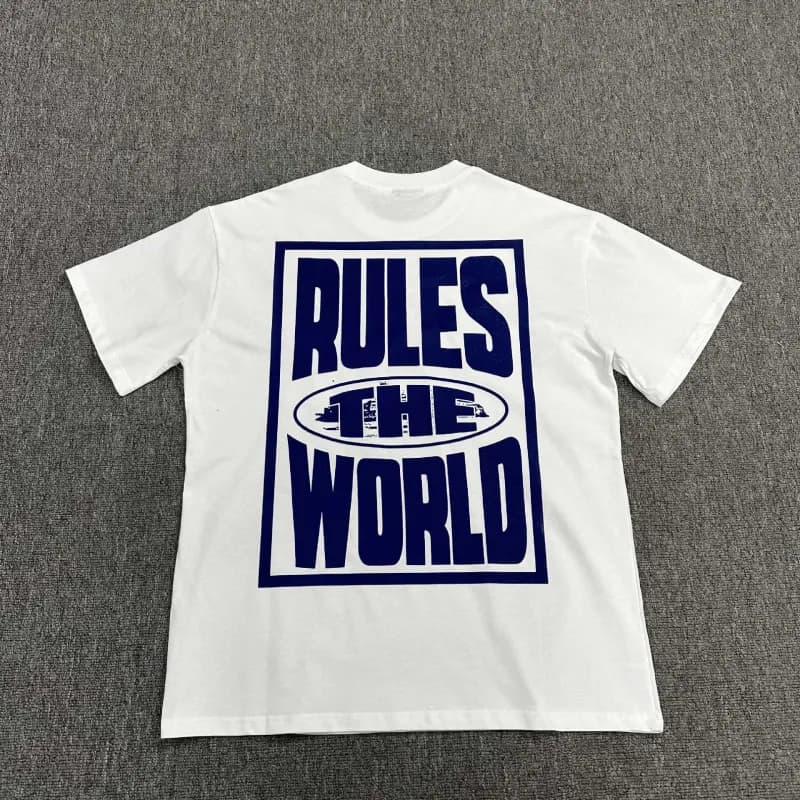 Corteiz T-Shirt Cortez Logo — 3122（白蓝印花）