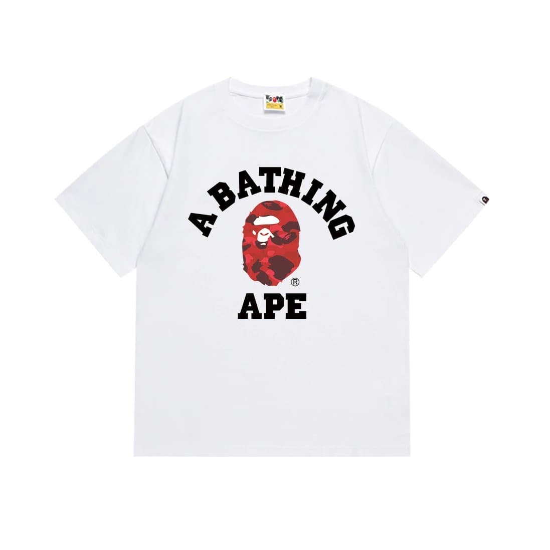 BAPE Graphic Tee Ape Head Print — 153白