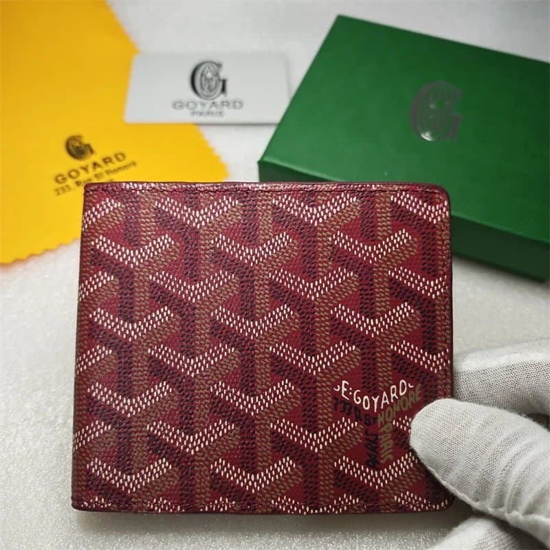 Goyard Bifold Wallet Goyardine Canvas