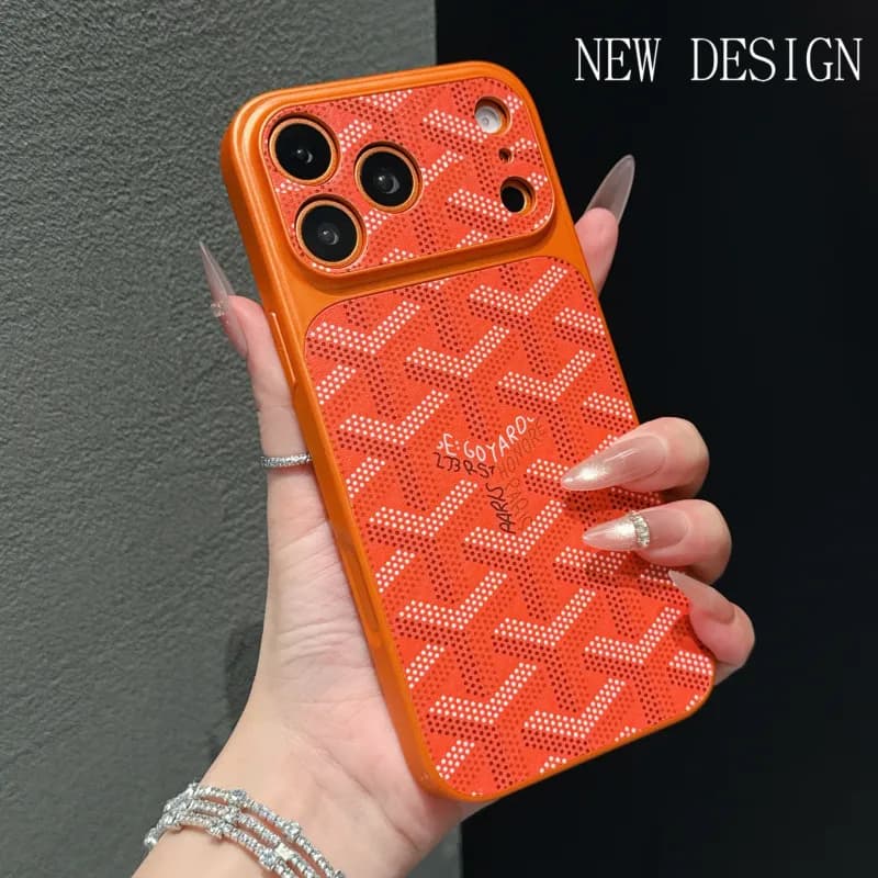 Goyard Phone Case Goyardine Pattern